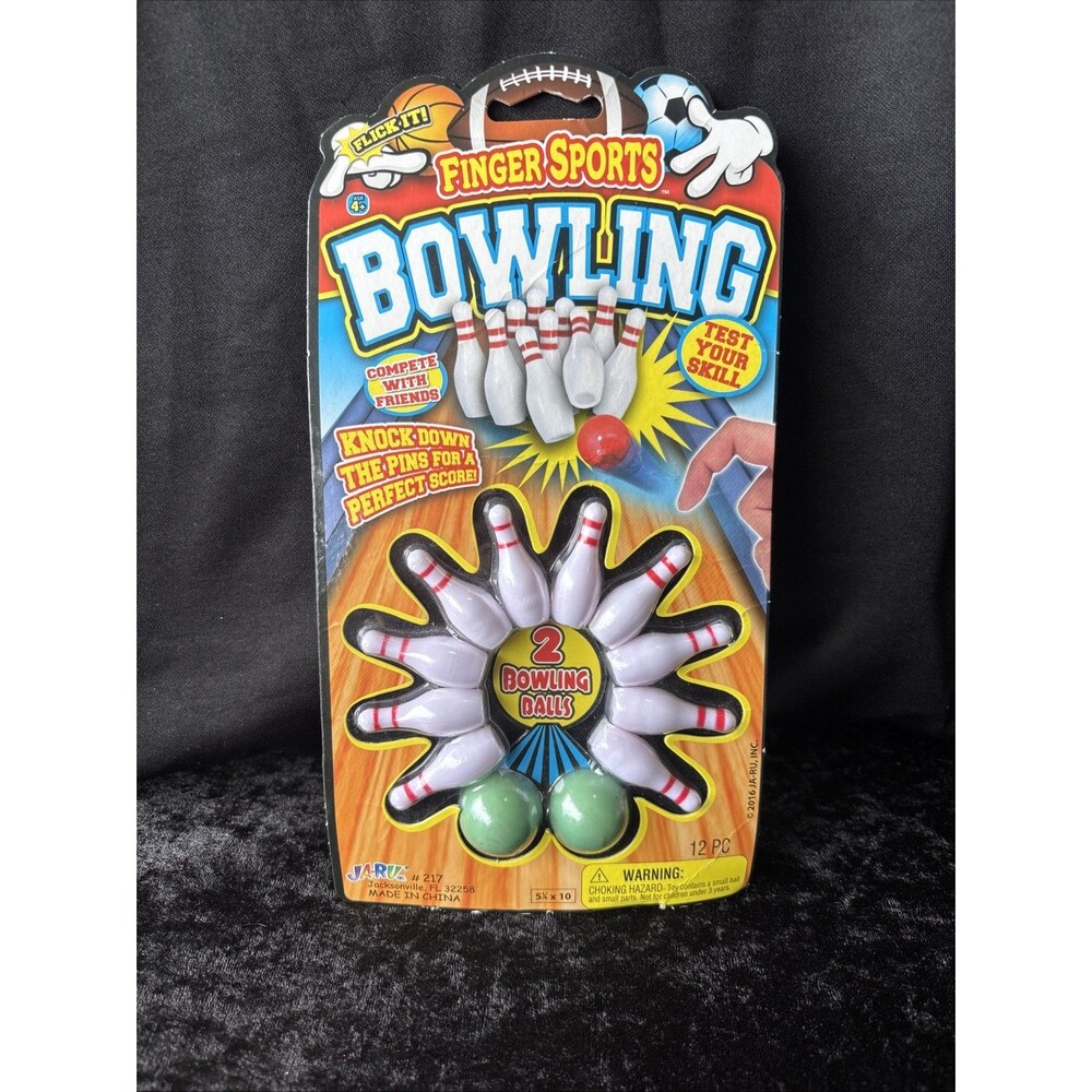 New Jaru Tabletop Finger Sports Novelty Bowling Game Free Shipping